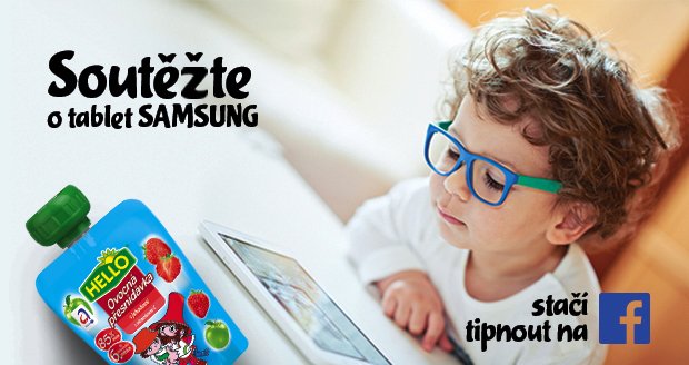 Soutěž s přesnídávkami HELLO o tablet Samsung
