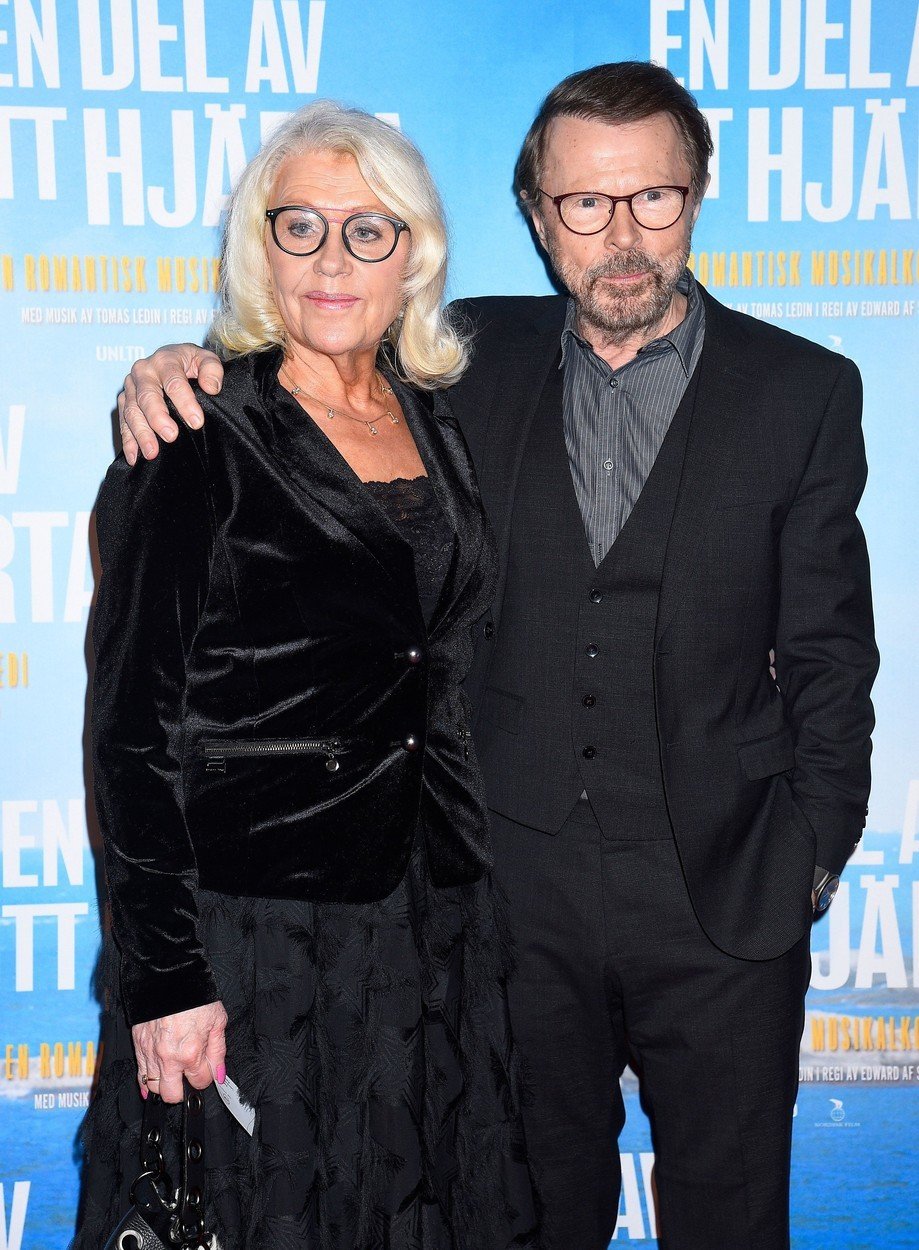 Björn Ulvaeus s manželkou
