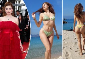 Blanca Blanco si Cannes pořádně užívá!