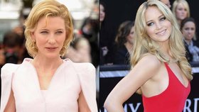Cate Blanchette se zasazuje o zrovnoprávnění žen a mužů v Hollywoodu a Jennifer Lawrence je zase jedinou herečkou, která dostala zaplaceno víc než její herecký partner.