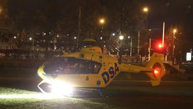 Dítě z Vodňan do nemocnice v Praze přepravil vrtulník.