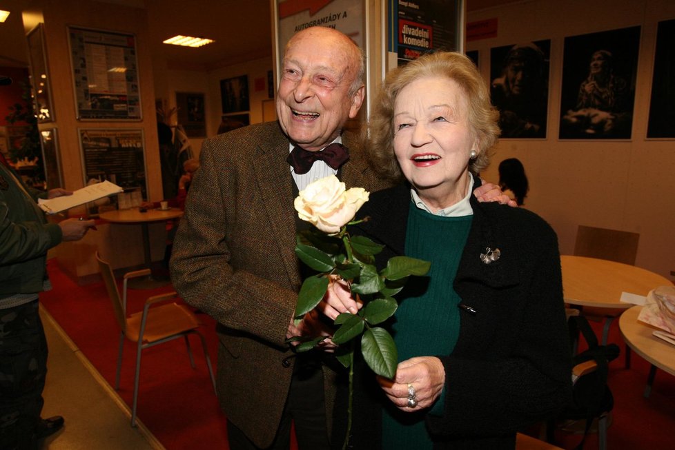Blanka Bohdanová s milovaným kolegou Stanislavem Zindulkou
