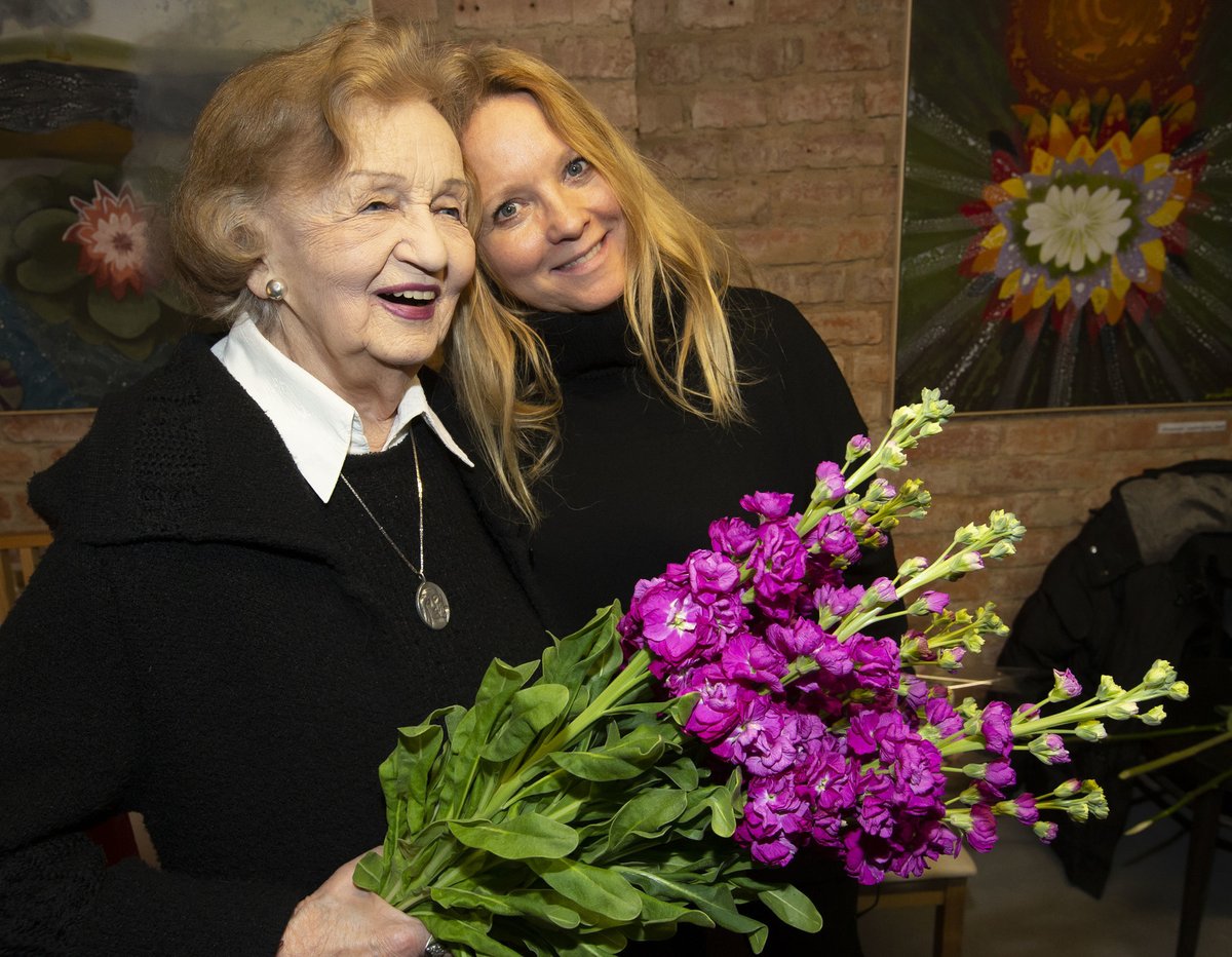 Blanka Bohdanová s Terezou Pokornou