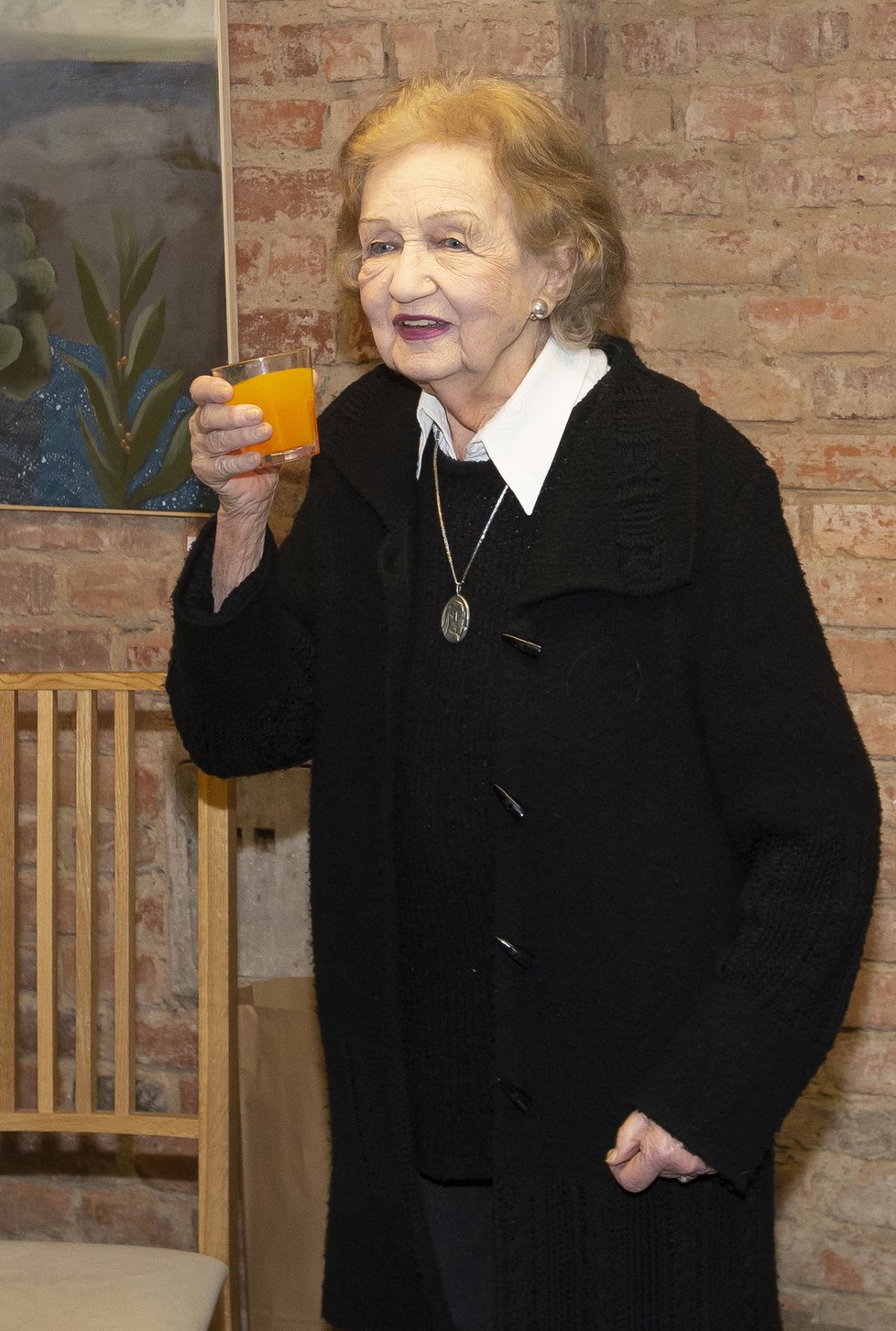 Herečka a umělkyně Blanka Bohdanová oslavila 90. narozeniny.