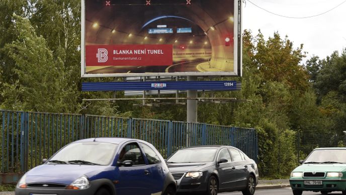 Blanka není tunel, hlásá reklamní kampaň Metrostavu
