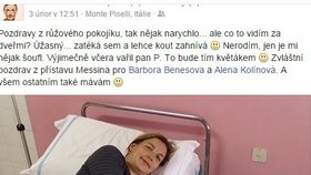 Blanka rodila na malé klinice na Sicílii.