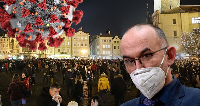 Ministr zdravotnictví Jan Blatný (za ANO) přiznal strach z davů, které byly na mikulášských oslavách na Staroměstském náměstí