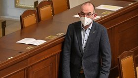 Ministr zdravotnictví Jan Blatný v Poslanecké sněmovně (26. 2. 2021)