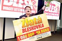 Štědrá Bleskovka začíná: Tři z vás získají milion korun!