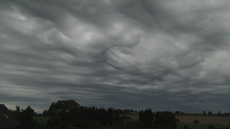 Tmavá obloha u Žďáru nad Sázavou