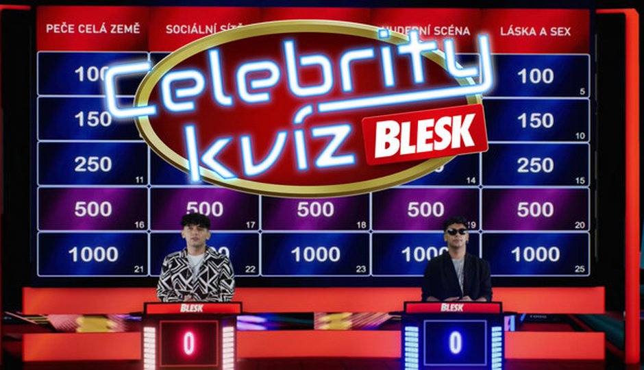 Jan Bendig vs Marsell Bendig: Další Blesk Celebrity kvíz