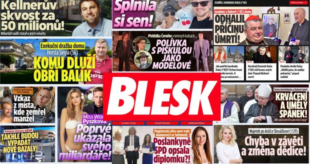 Čtenářský průzkum Blesku: Řekněte nám, co vás na Blesku baví.