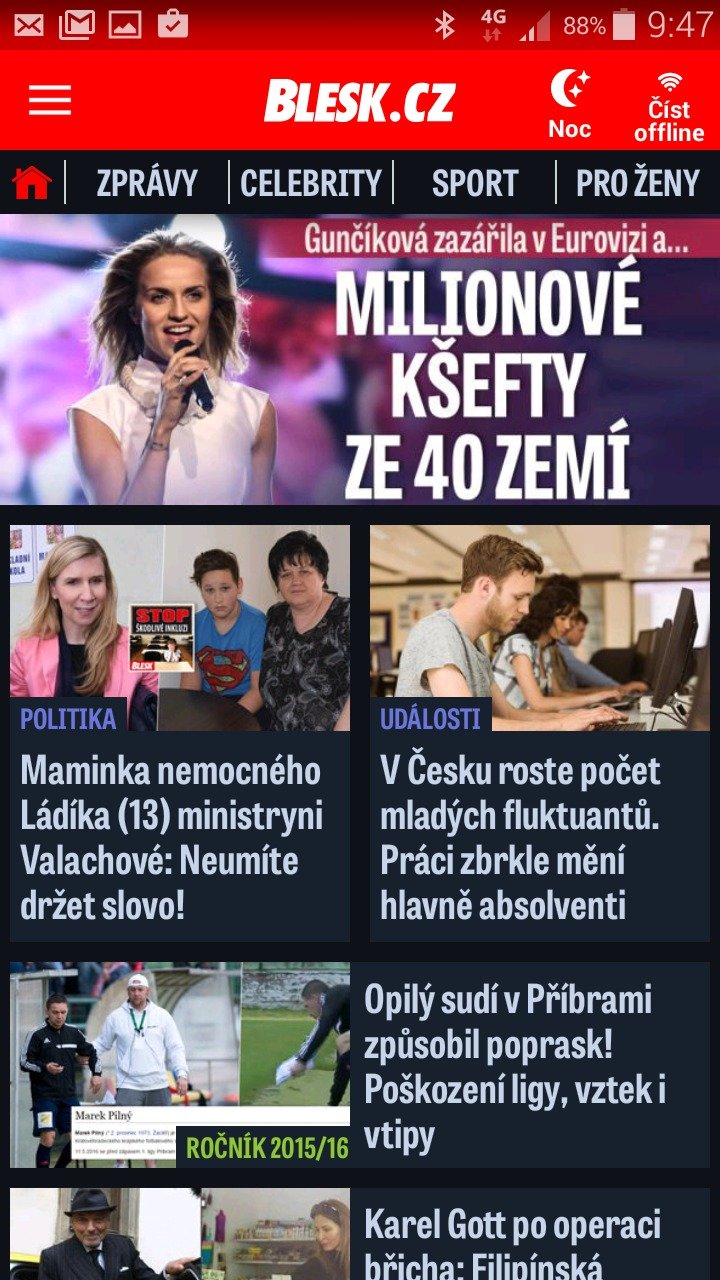 V aplikaci si lze zvolit i černý podklad.