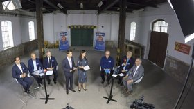 Blesk odvysílal debatu s lídry Jihomoravského kraje z nádraží, tzv. Malé Ameriky.