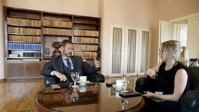 Zesnulý český velvyslanec v Polsku Jakub Dürr během rozhovoru pro Blesk Zprávy (25. 8. 2022)