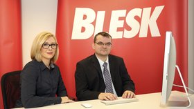 Žaneta Müllerová, vedoucí odboru prodeje maloodběru, odpovědná za produkt BLESK energie, a Karel Beneš, vedoucí odboru zákaznických služeb, odpovídali v redakci Blesk.cz na vaše dotazy.