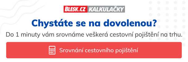 Blesk kalkulačka - chystáte se na dovolenou? Blesk kalkulačka - chystáte se na dovolenou?