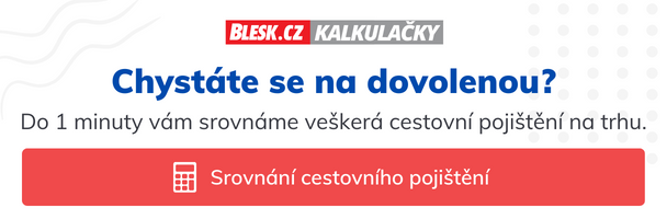 Blesk kalkulačka: Chystáte se na dovolenou?