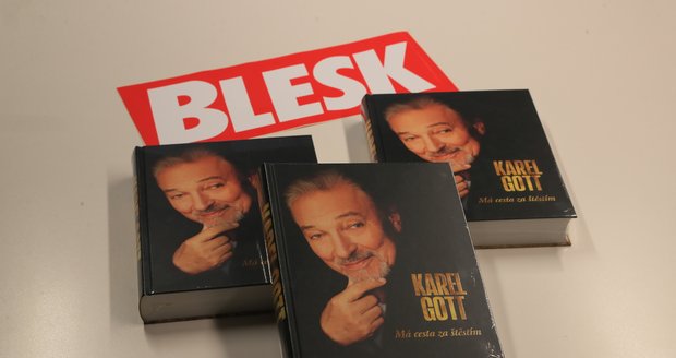 Soutěž Blesku o autobiografii Karla Gotta.