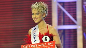Druhá Česká Miss Veronika Machová byla s titulem Česká Miss World spokojená.