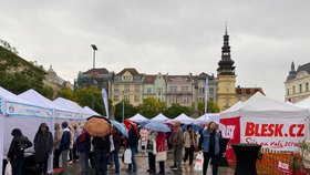 Ostravané i přes nepřízeň počasí zaplnili Masarykovo náměstí a zajímali se o své zdraví.