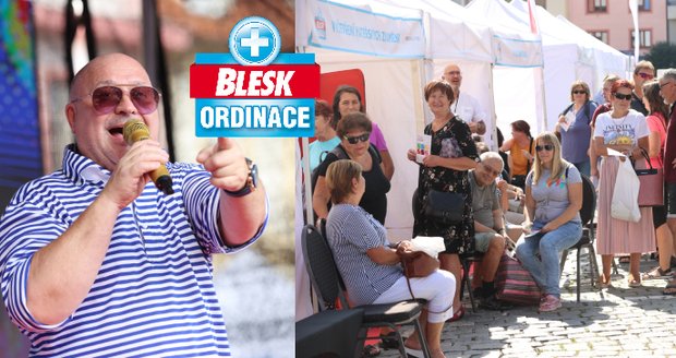 Velký start Blesk Ordinace v Písku: Davy zájemců o prevenci »léčil« i Michal David!