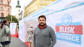 Sympaťák Michal Hlaváč (38) nevěřil svým uším, když si vyslechl na brněnském náměstí diagnózu melanom.