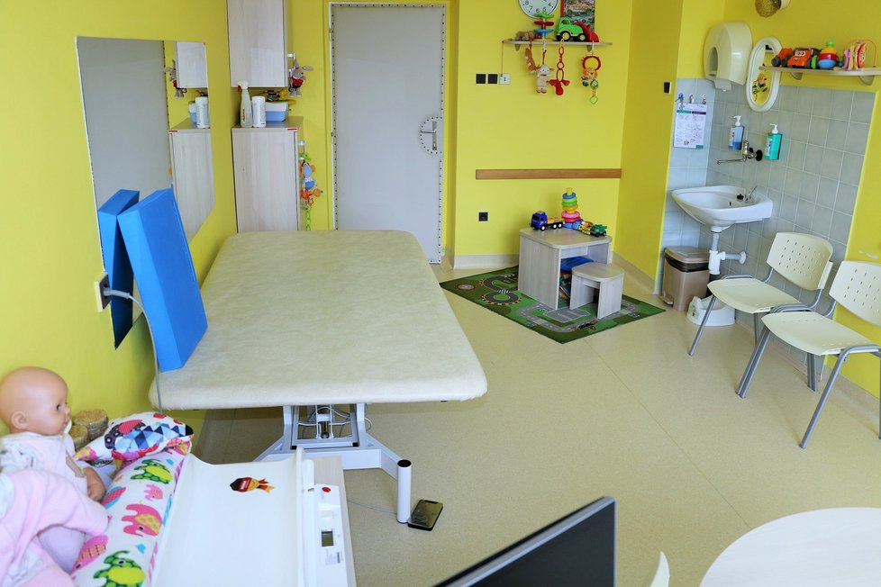 Dětská ambulance v RS centru teplické nemocnice.