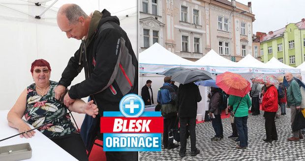 Blesk Ordinace léčila tentokrát v Hradci: V dešti pršely cenné rady