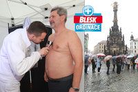 Prevence na náměstí odhalila: 5 rakovin kůže, 15 nemocí plic a 5 skrytých diabetiků! Blesk Ordinace opět pomohla