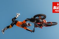 Podcast: 3 sekundy na skok. Pilát si motorkou propíchl obě plíce, nyní se vrací