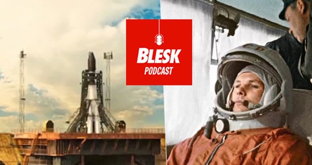 Podcast: Gagarin ve skafandru počůral pneumatiku a vylétl do vesmíru. O speciálu Blesku, promluvil novinář Valeš