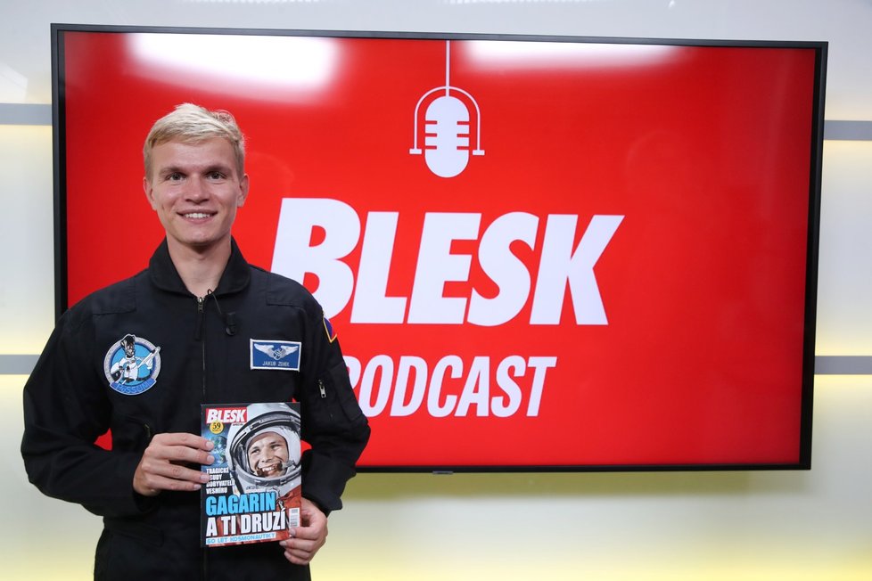 Hostem pořadu Blesk Podcast byl student vesmírného inženýrství Jakub Zemek.