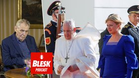 Blesk Podcast: Papež František na pozvání Zemana nepřijel. Proč dal přednost Čaputové?