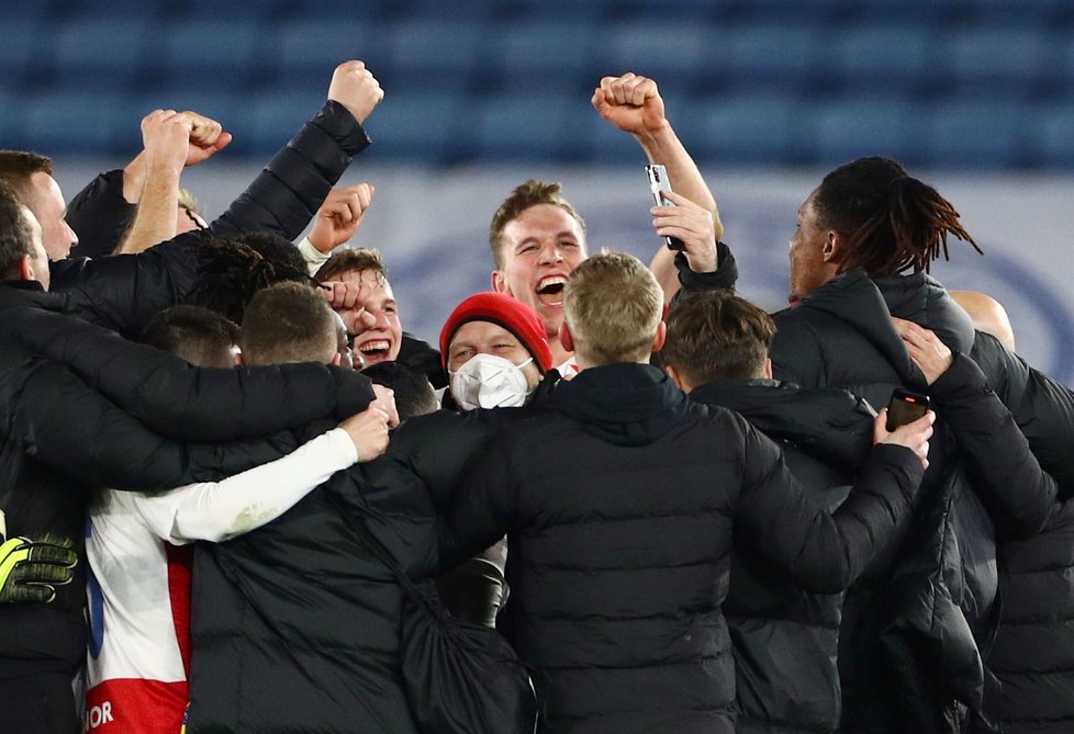 Fotbalový klub SK Slavia Praha porazil 25. února 2021 2:0 britský Leicester. Postoupila do osmifinále Evropské ligy.