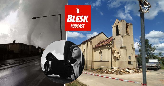 Blesk Podcast: Superbouři na Hodonínsku předpověděl lovec bouří hodiny dopředu.