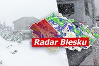 Část Česka zasypal sníh. Přijdou silné lijáky, hrozí povodně, sledujte radar Blesku