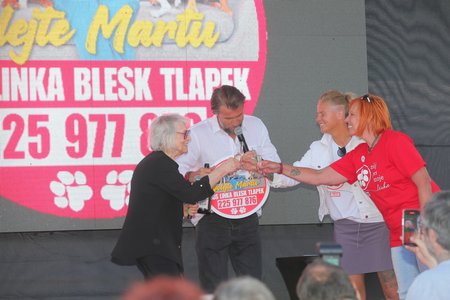 Marta Kubišová na festivalu Blesk tlapek na Vypichu (3.6.2023)