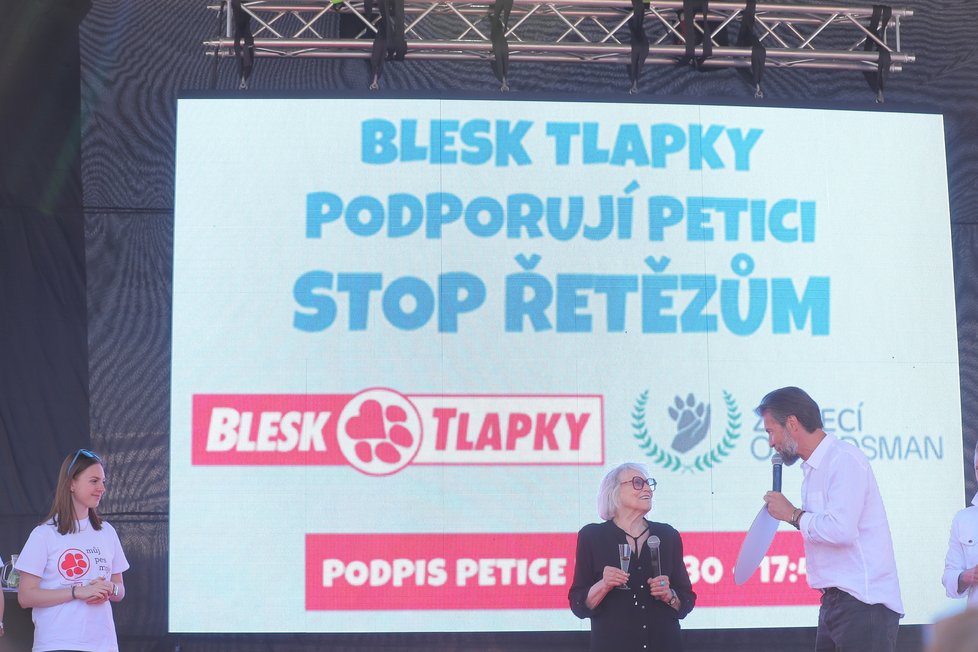 Marta Kubišová na Festivalu Blesk tlapek na Vypichu (3.6.2023)