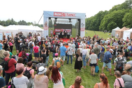 Loňský Festival Blesk tlapek na pražském Vypichu.