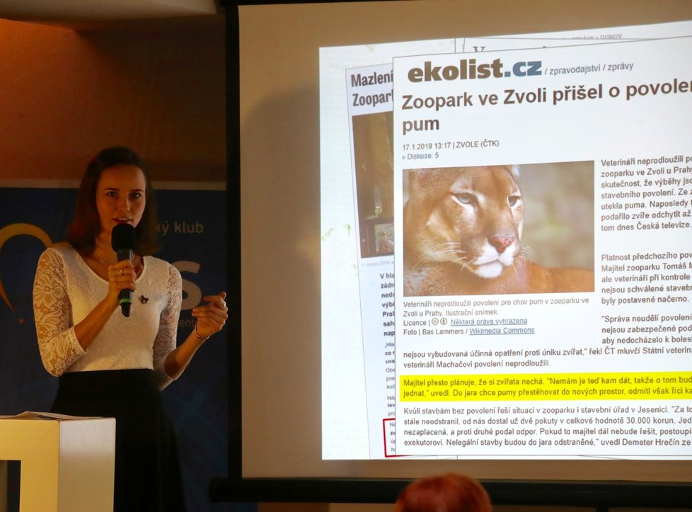 Patricie Čechová z Agentury ochrany přírody a krajiny zmapovala kontaktní zoo