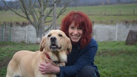 Ben s vedoucí útulku Janou Kymrovou