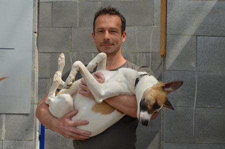 Filip Rožek a jeho pes Gump stojí za celým projektem