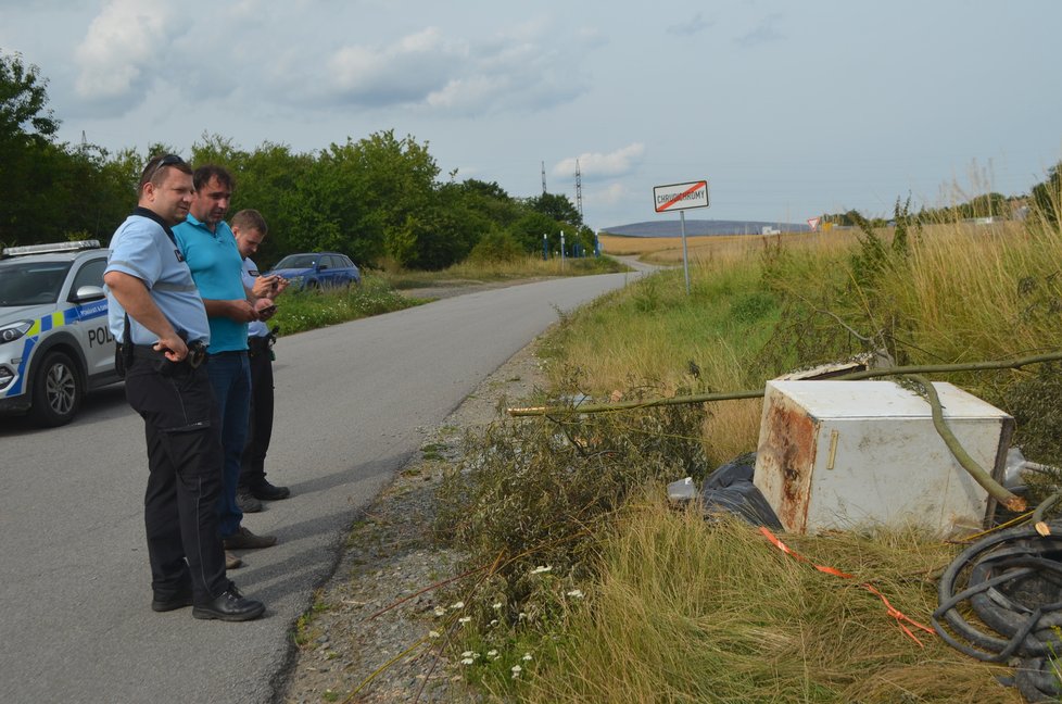 Situaci přijeli na místo řešit policisté z Boskovic