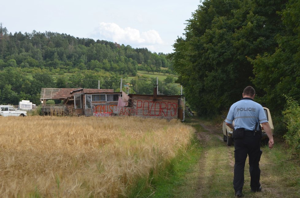 Situaci přijeli na místo řešit policisté z Boskovic