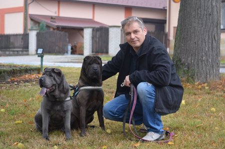 Petr Fajgl má oba psy v dočasné péči už půl roku