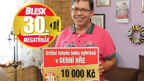 Věrnost Blesku se vyplatila: Josef Ret (55) z Pardubic si »utrhl« 10 000 Kč!