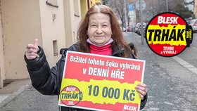 Dagmar z Prahy vyhrála v trháku 10 tisíc.