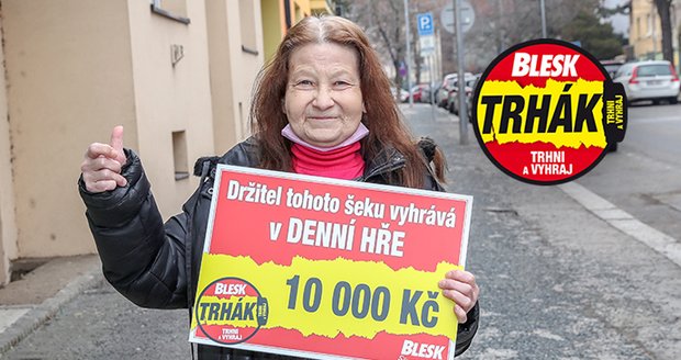 Dagmar Hlaváčová (68) z Prahy, výherkyně v trháku: Za 10 tisíc se osvěžím! 