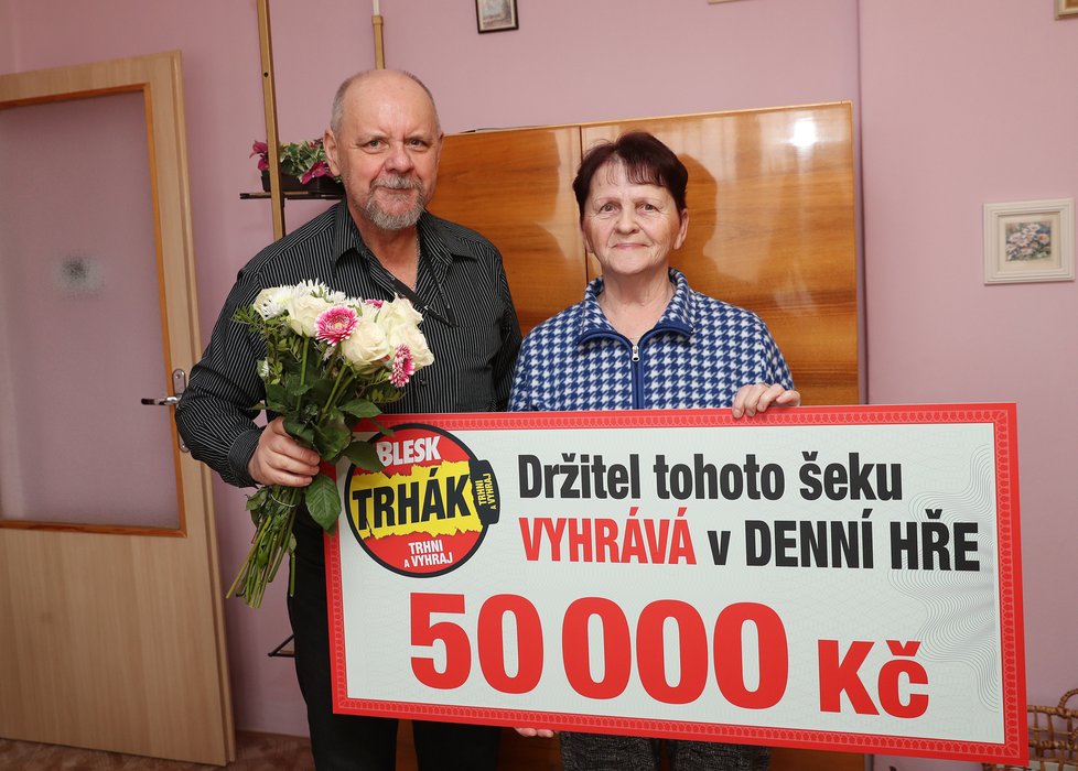 Tentokrát putovalo 50 000 korun z Trháku do Pelhřimova.